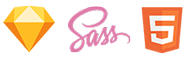 Sketch / Sass / HTML5
